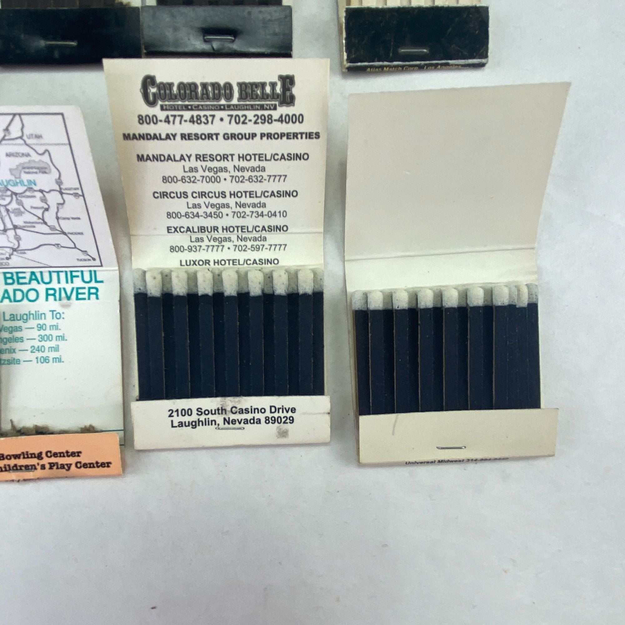 Vintage Casino Matches Mixed Lot Of 14