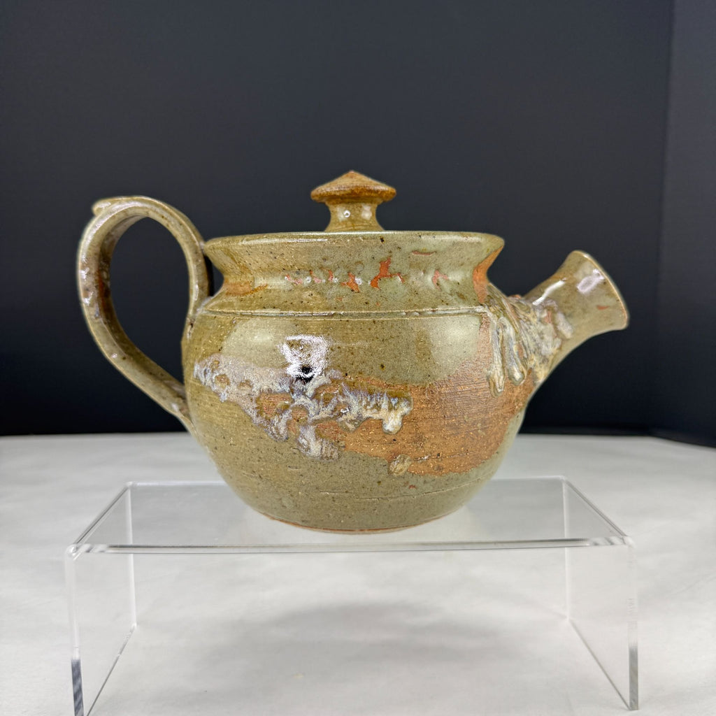 Vintage Handmade Studio Art Pottery Signed Teapot