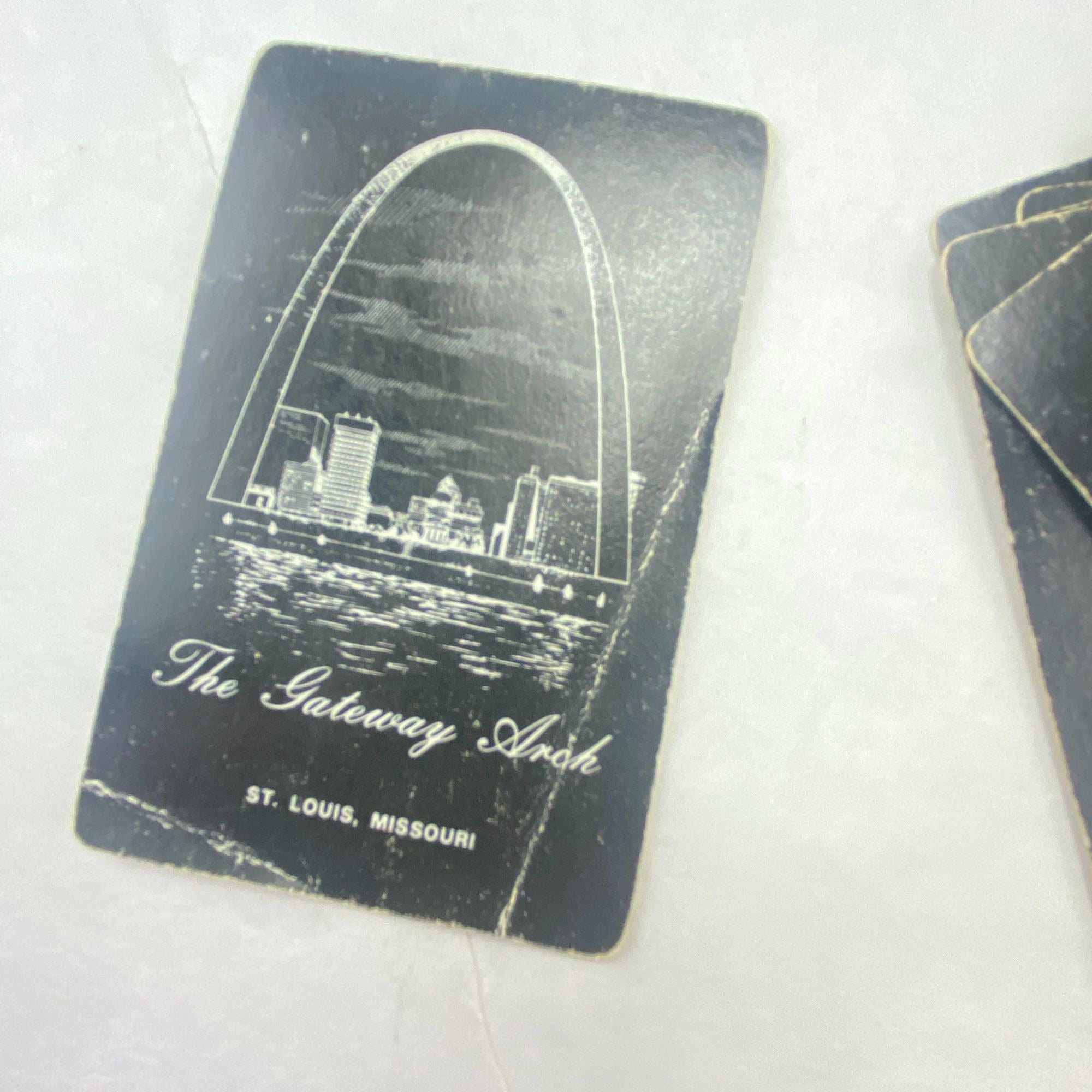 Vintage Gemaco Playing Cards 3 Decks The Gateway Arch St Louis MO