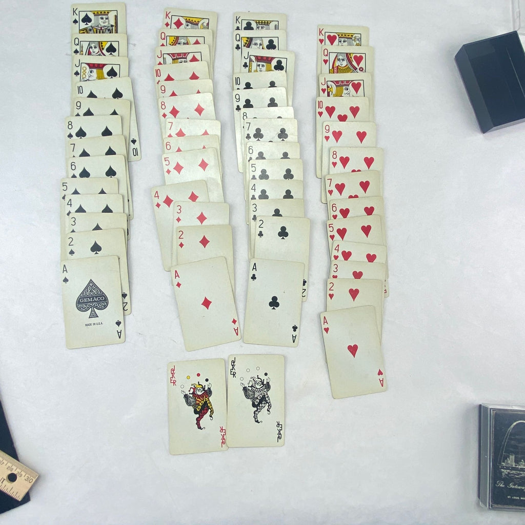 Vintage Gemaco Playing Cards 3 Decks The Gateway Arch St Louis MO