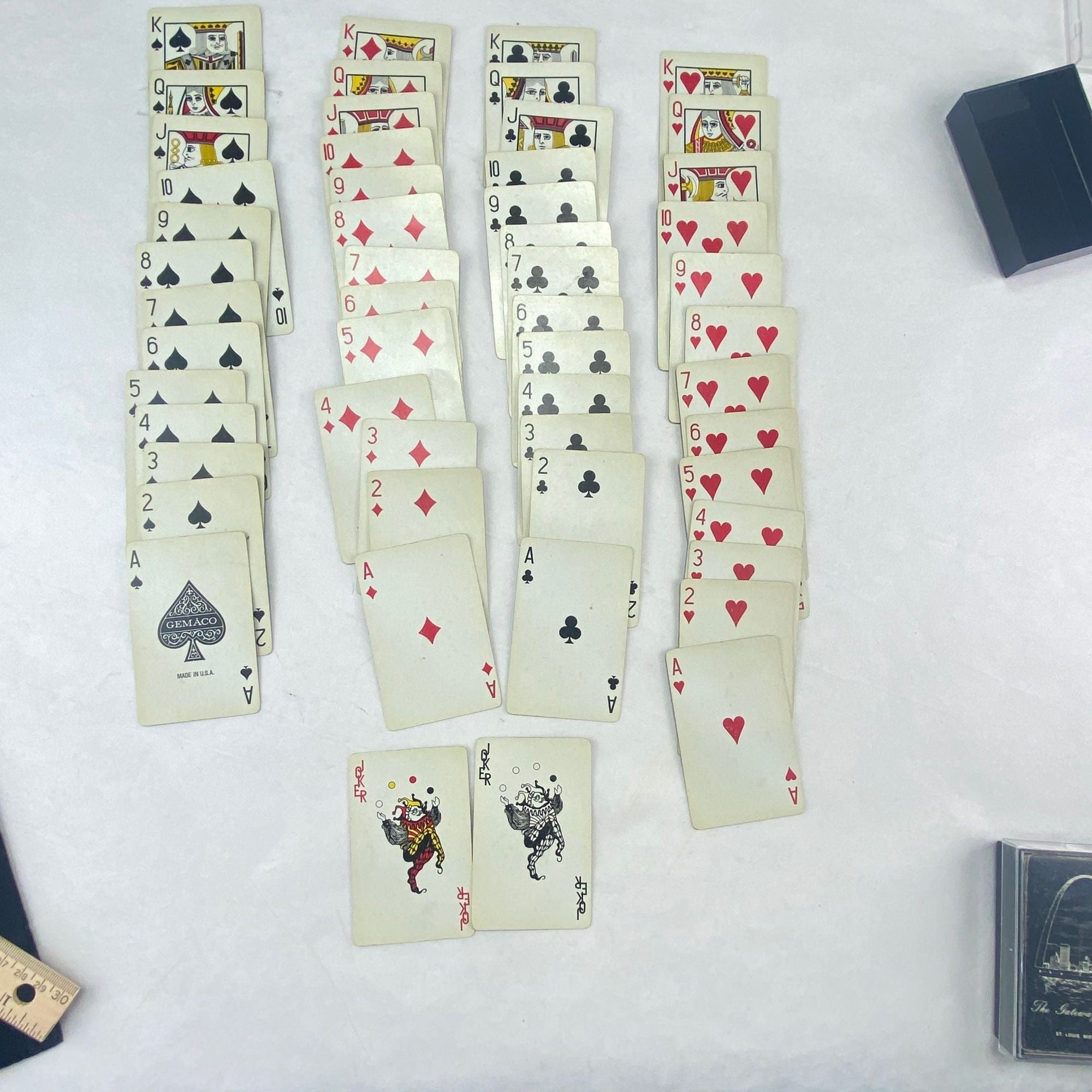 Vintage Gemaco Playing Cards 3 Decks The Gateway Arch St Louis MO