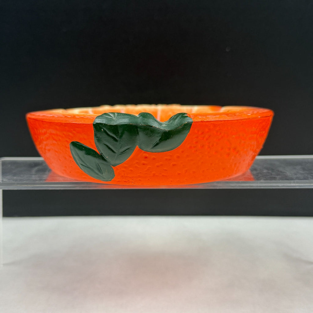 Vintage Florida Orange Chalkware Ashtray