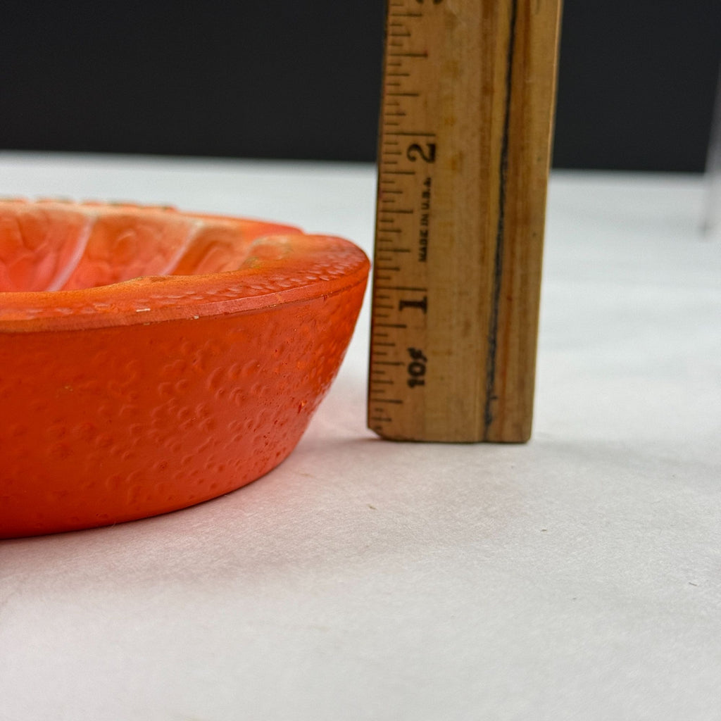 Vintage Florida Orange Chalkware Ashtray
