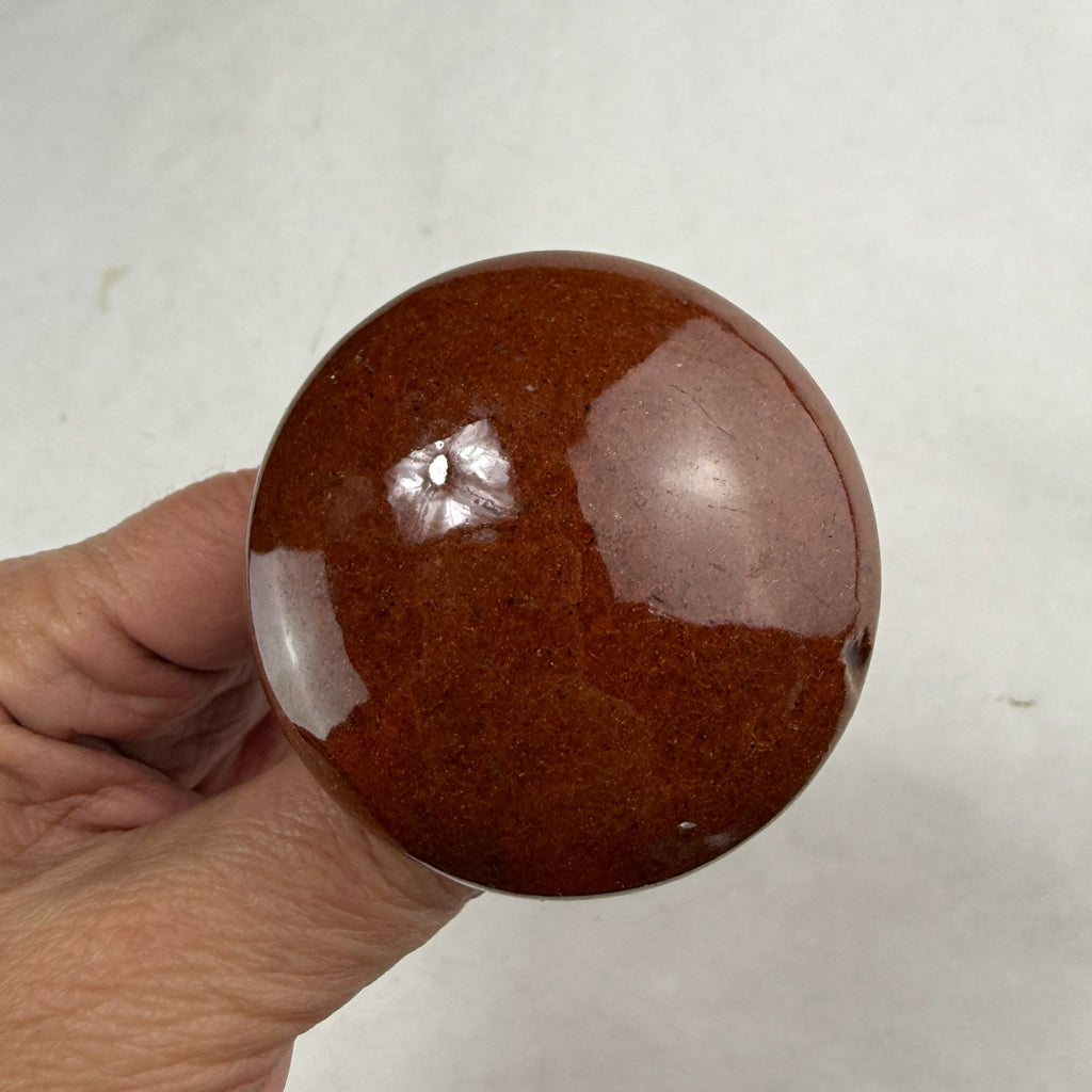 Antique Salvaged Brown Door Knob Set with Shaft
