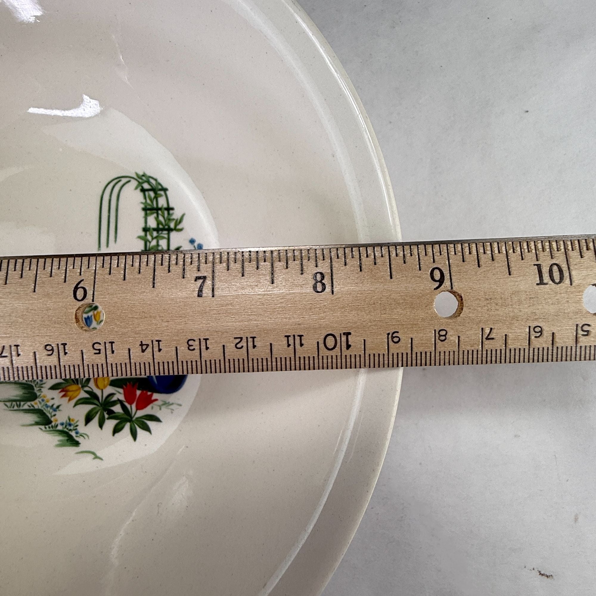 Vintage Paden City Pottery Serving Bowl Lattice Trellis