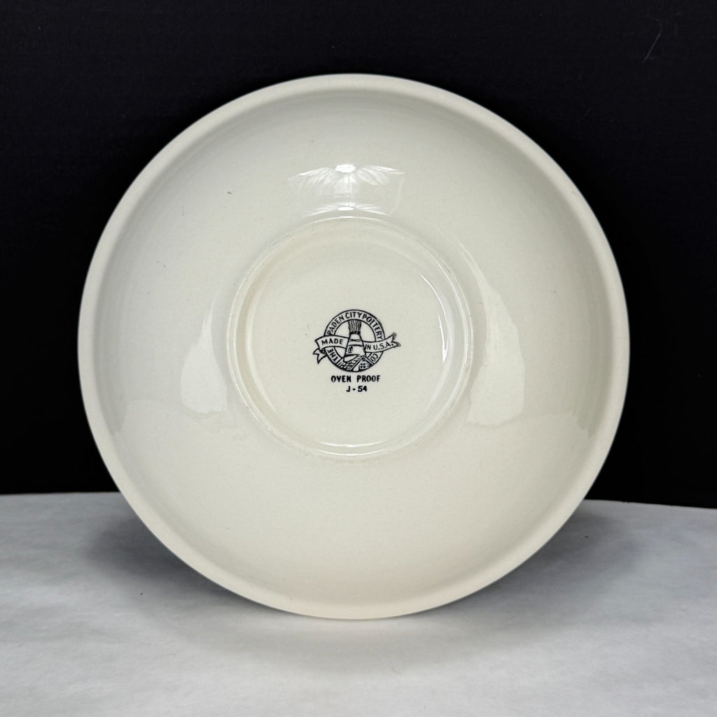 Vintage Paden City Pottery Serving Bowl Lattice Trellis