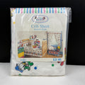 Vintage Disney Dundee Baby Mickey Collection Toy Box Fitted Crib Sheets NEW