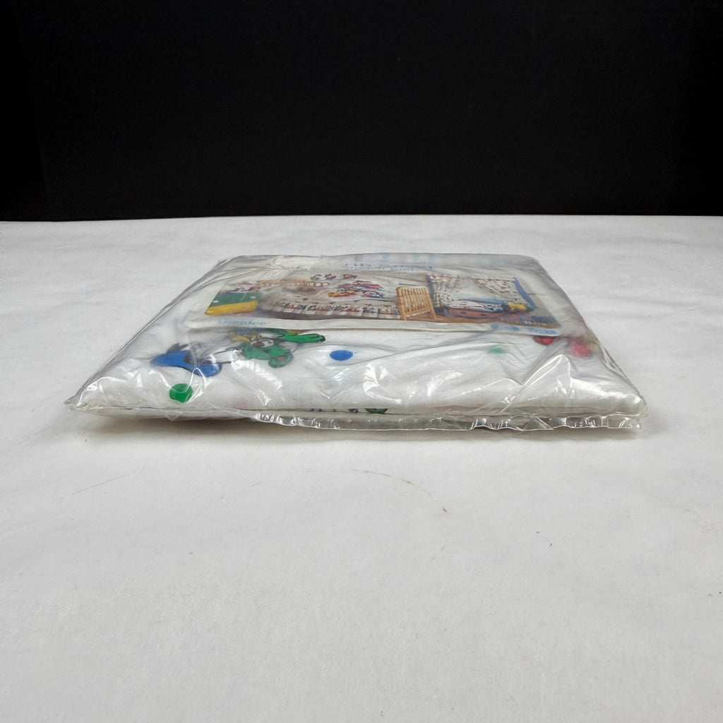 Vintage Disney Dundee Baby Mickey Collection Toy Box Fitted Crib Sheets NEW