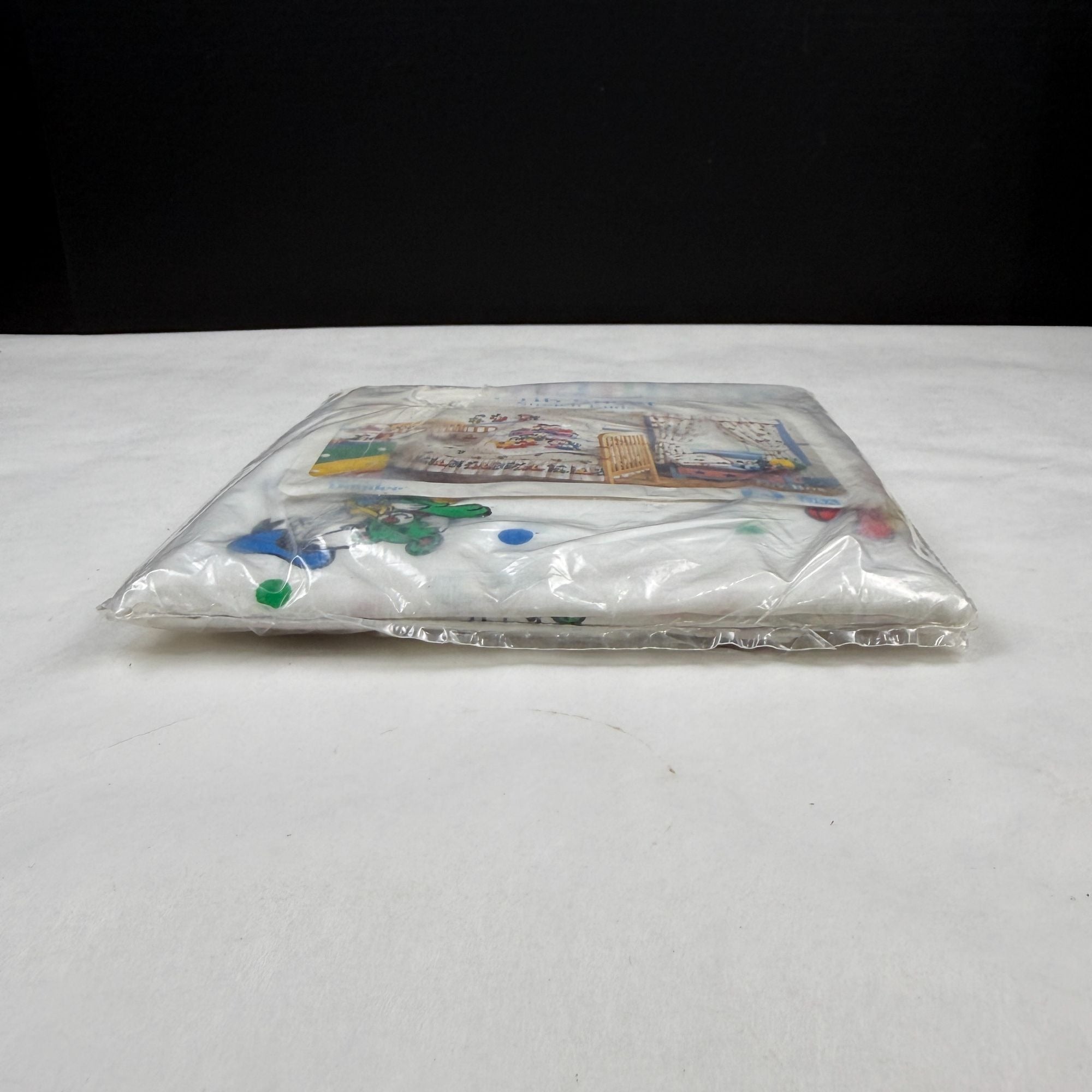Vintage Disney Dundee Baby Mickey Collection Toy Box Fitted Crib Sheets NEW
