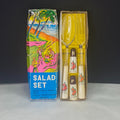 Vintage Hostess Salad Salt Pepper Set Mid Century Florida Souvenir