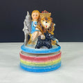 Vintage Wizard of Oz Ceramic Music Box Marked Fuji Japan