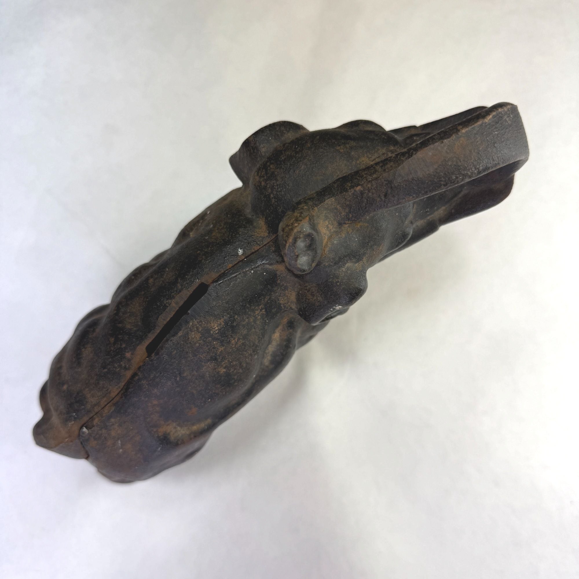 Vintage Cast Iron Metal Elephant Coin Bank