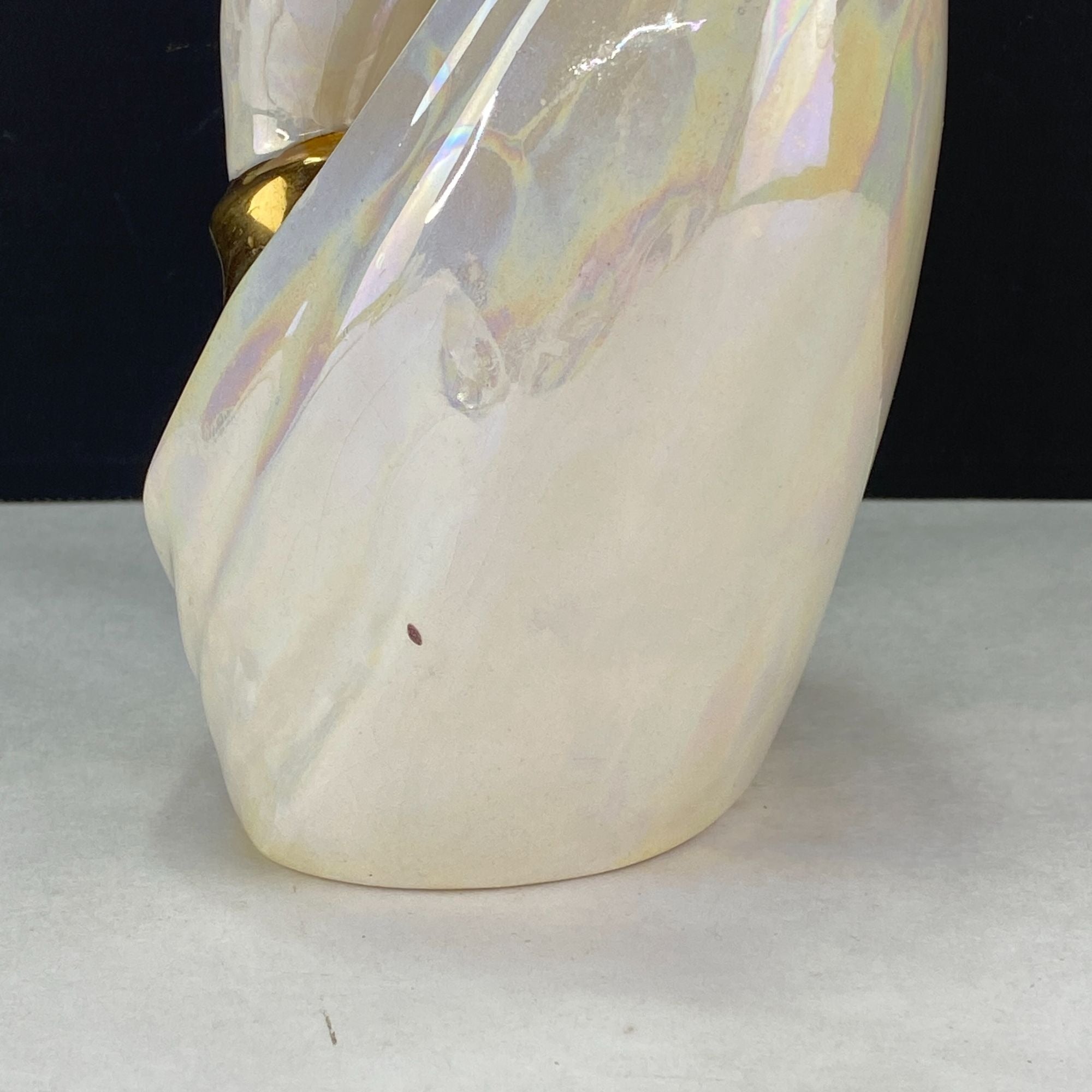 Vintage Hand Painted Lusterware Praying Mother Mary Madonna Figurine