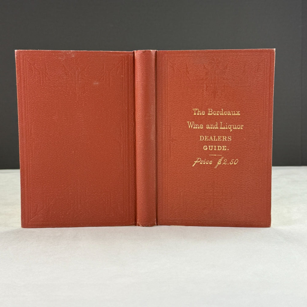 Vintage The Bordeaux Wine and Liquor Dealers Guide Dick & Fitzgerald Book