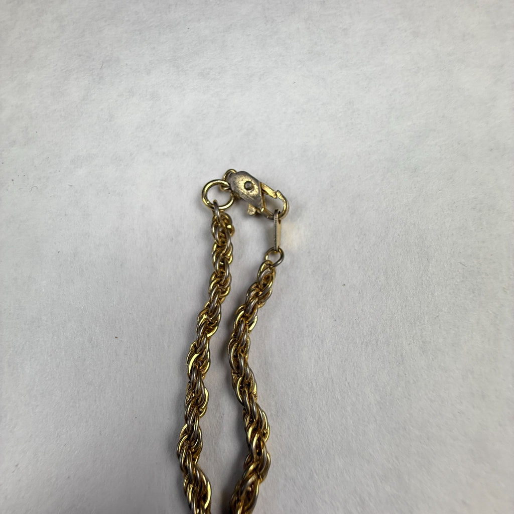 Vintage Aquarius Bronze Zodiac Medal Pendant