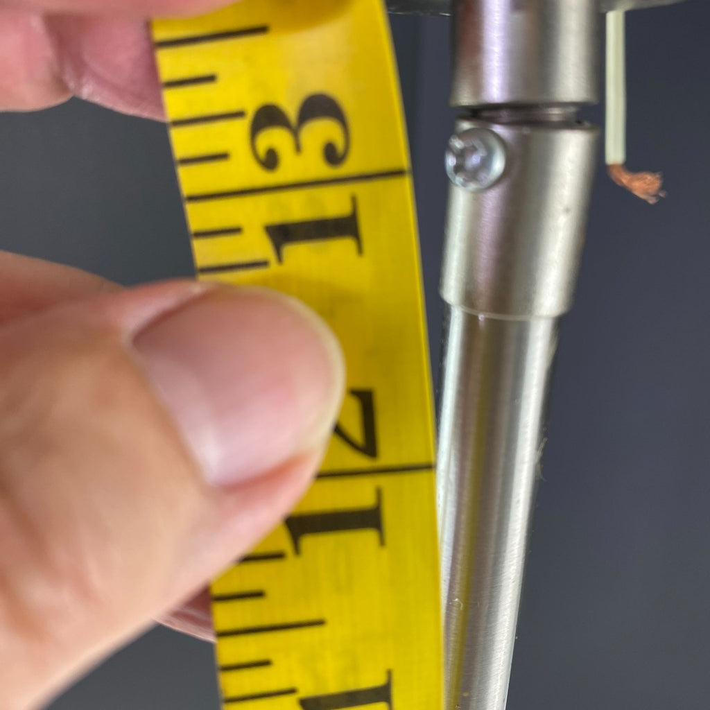 Set Of 4 Brushed Nickel Pendant Lights With 3 Red Swirl Glass Shades