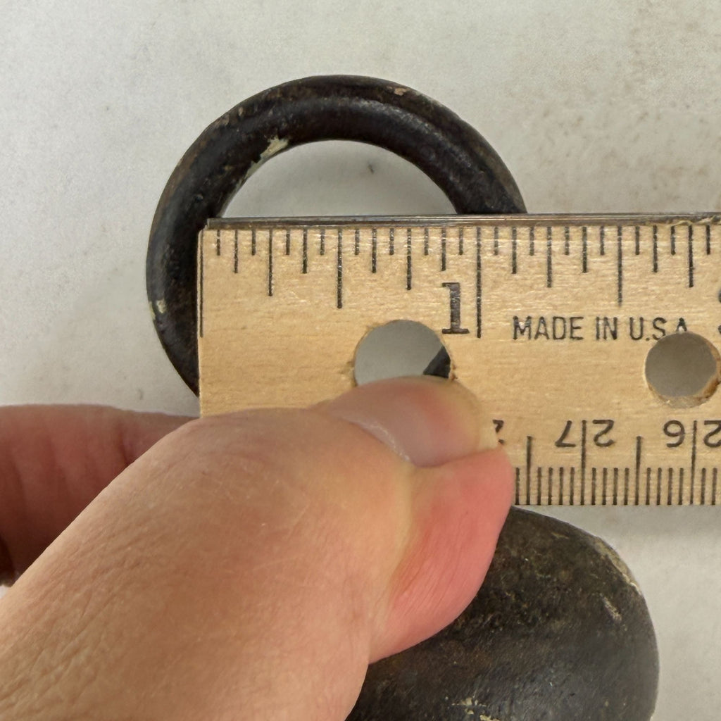 Vintage Scale Hanging Weight Pear Shape 6 pound 14 ounce