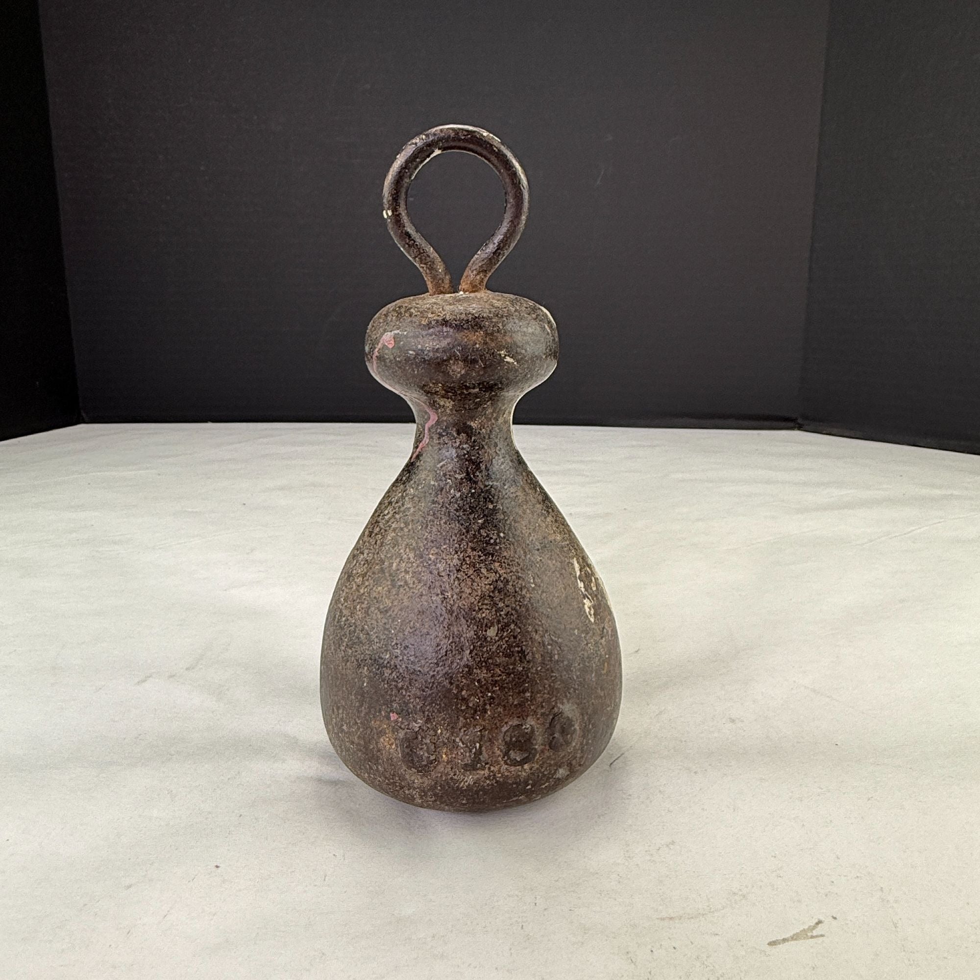 Vintage Scale Hanging Weight Pear Shape 6 pound 14 ounce