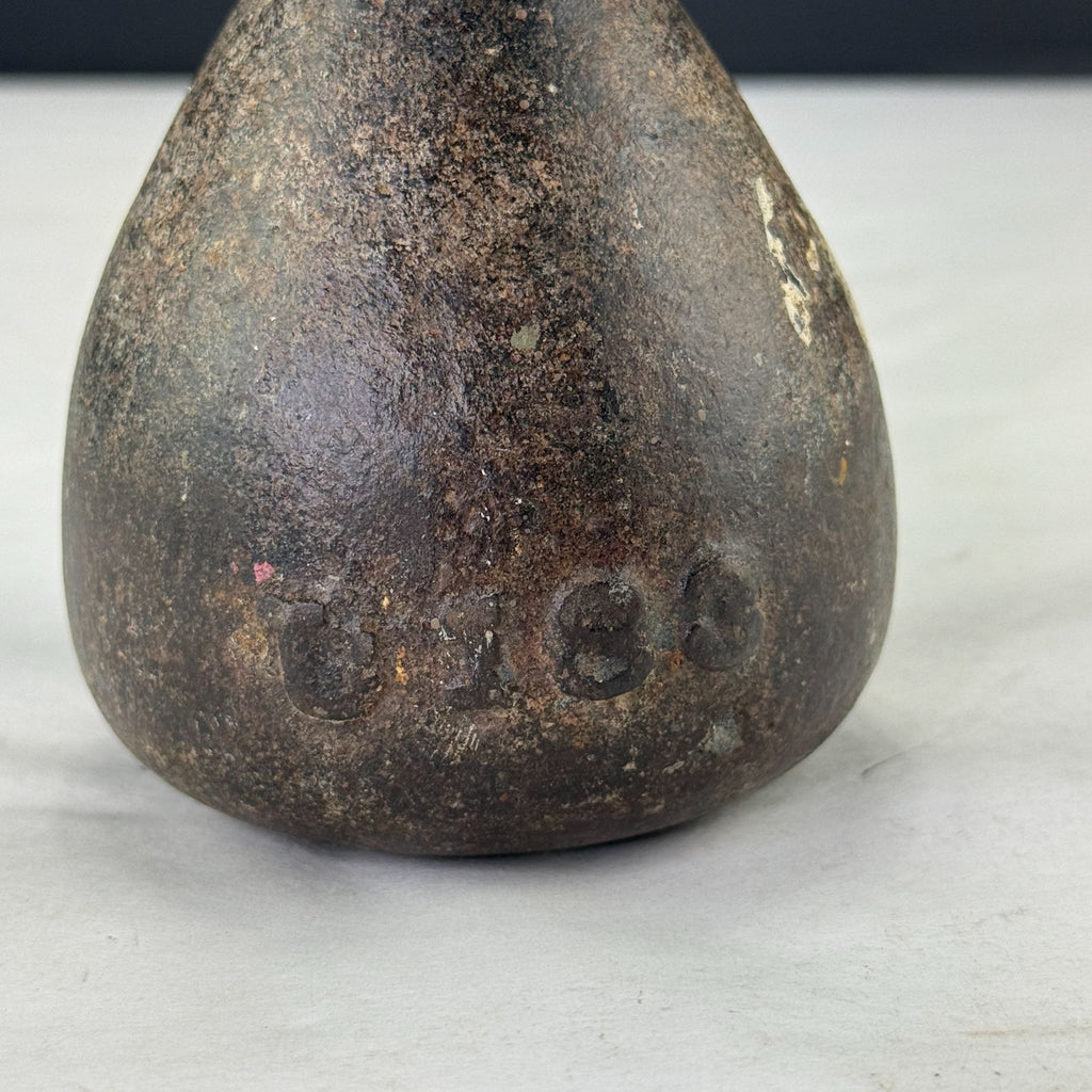 Vintage Scale Hanging Weight Pear Shape 6 pound 14 ounce