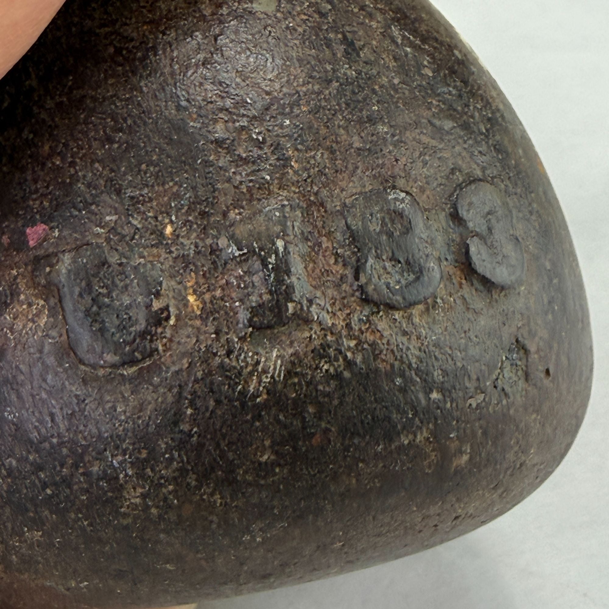Vintage Scale Hanging Weight Pear Shape 6 pound 14 ounce
