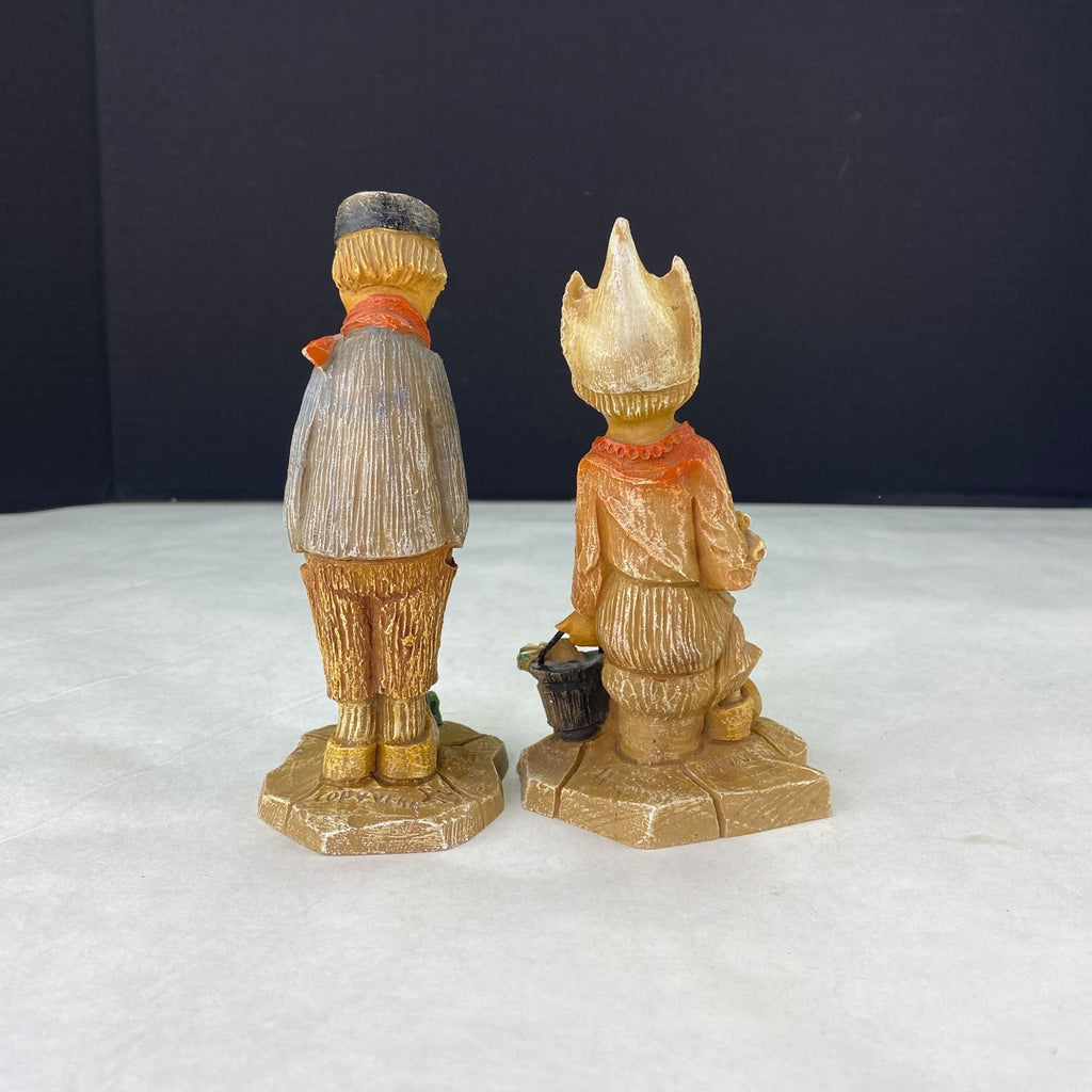 Vintage Copy Verb HM Dutch Holland Figurines Boy Girl