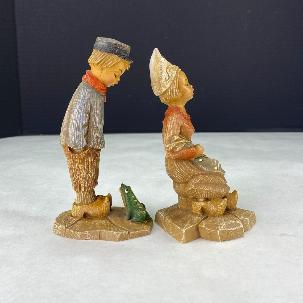 Vintage Copy Verb HM Dutch Holland Figurines Boy Girl