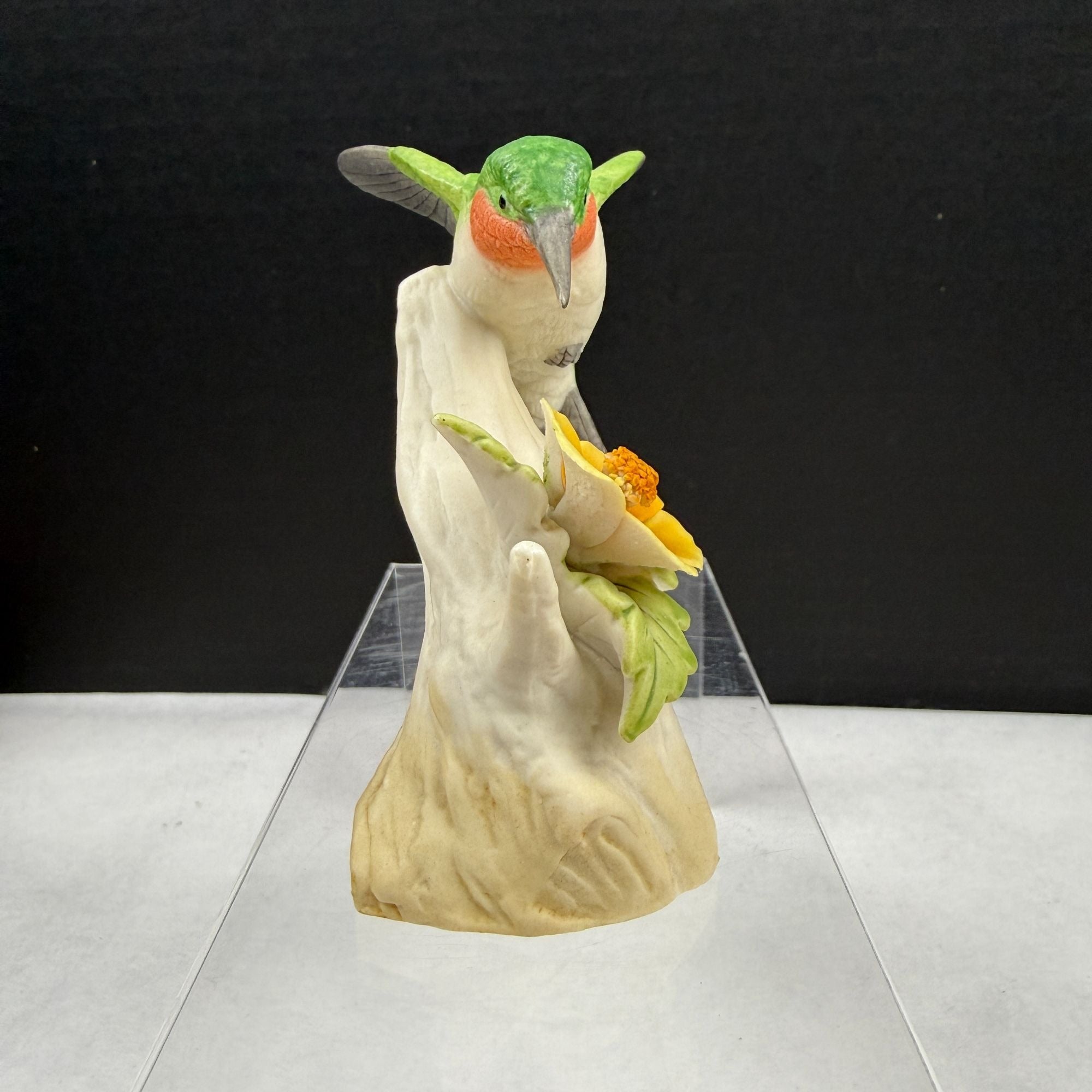 Lefton KW1112 Ruby Throated Hummingbird Figurine