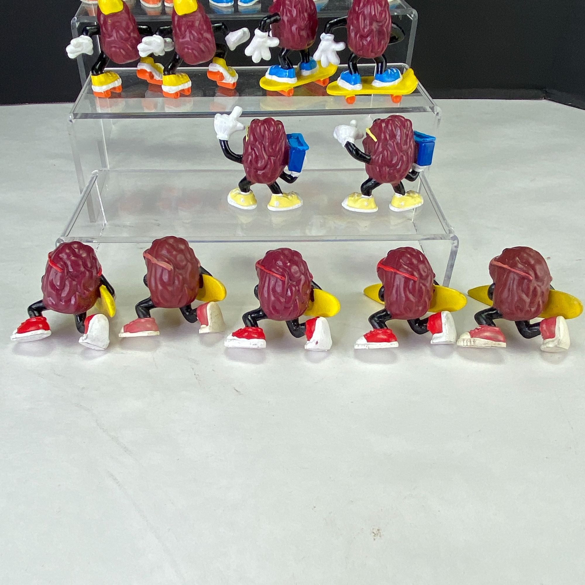 Vintage California Raisins Figurines Beach and Sports Mixed Lot of 16