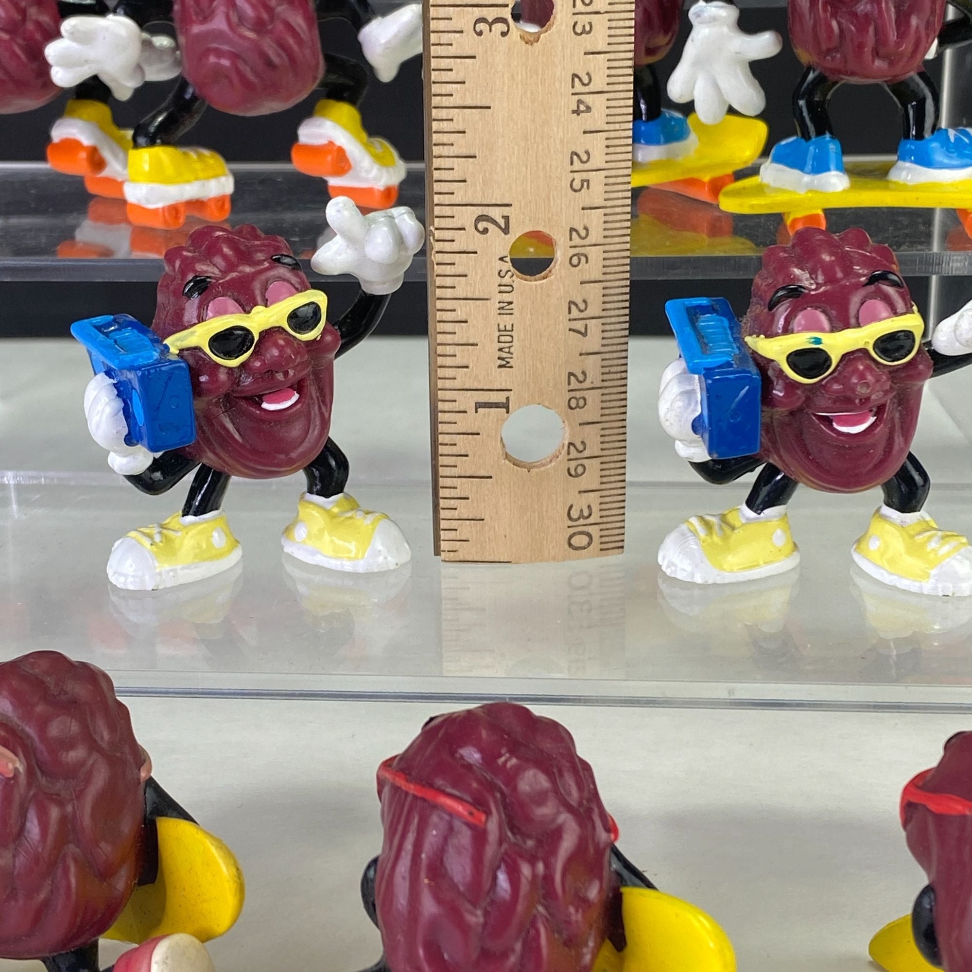Vintage California Raisins Figurines Beach and Sports Mixed Lot of 16