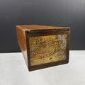 Vintage Goodrich Quick Detachable Tire Repair Outfit Wood Box Crate