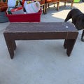 Vintage Handmade Shabby Rustic Farmhouse Wood Bench
