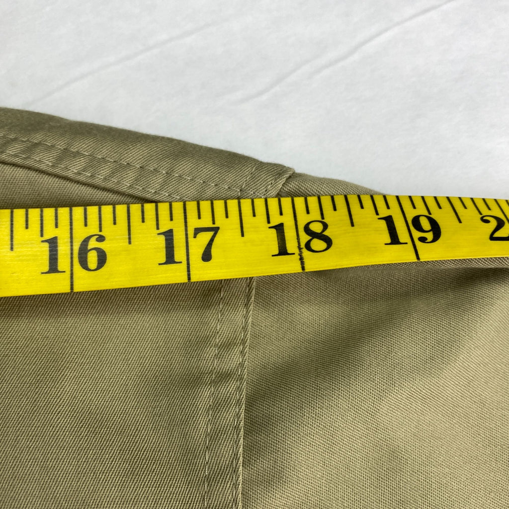 OshKosh B'Gosh Best Prest Long Sleeve Khaki Size 15.5 Short