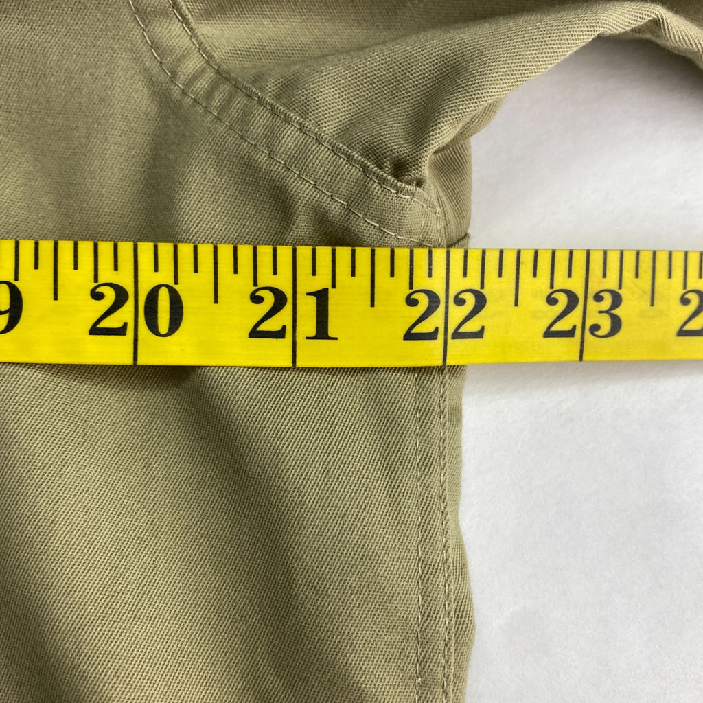 OshKosh B'Gosh Best Prest Long Sleeve Khaki Size 15.5 Short