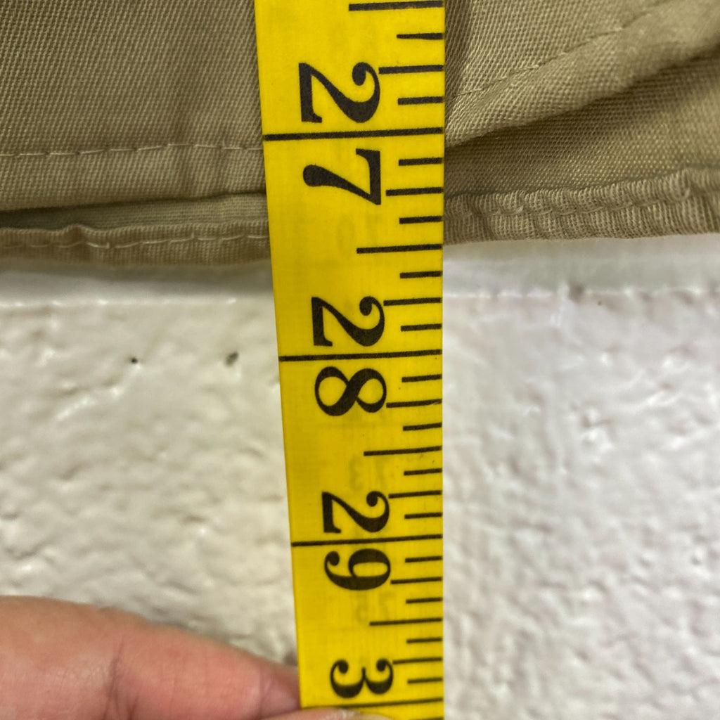 OshKosh B'Gosh Best Prest Long Sleeve Khaki Size 15.5 Short