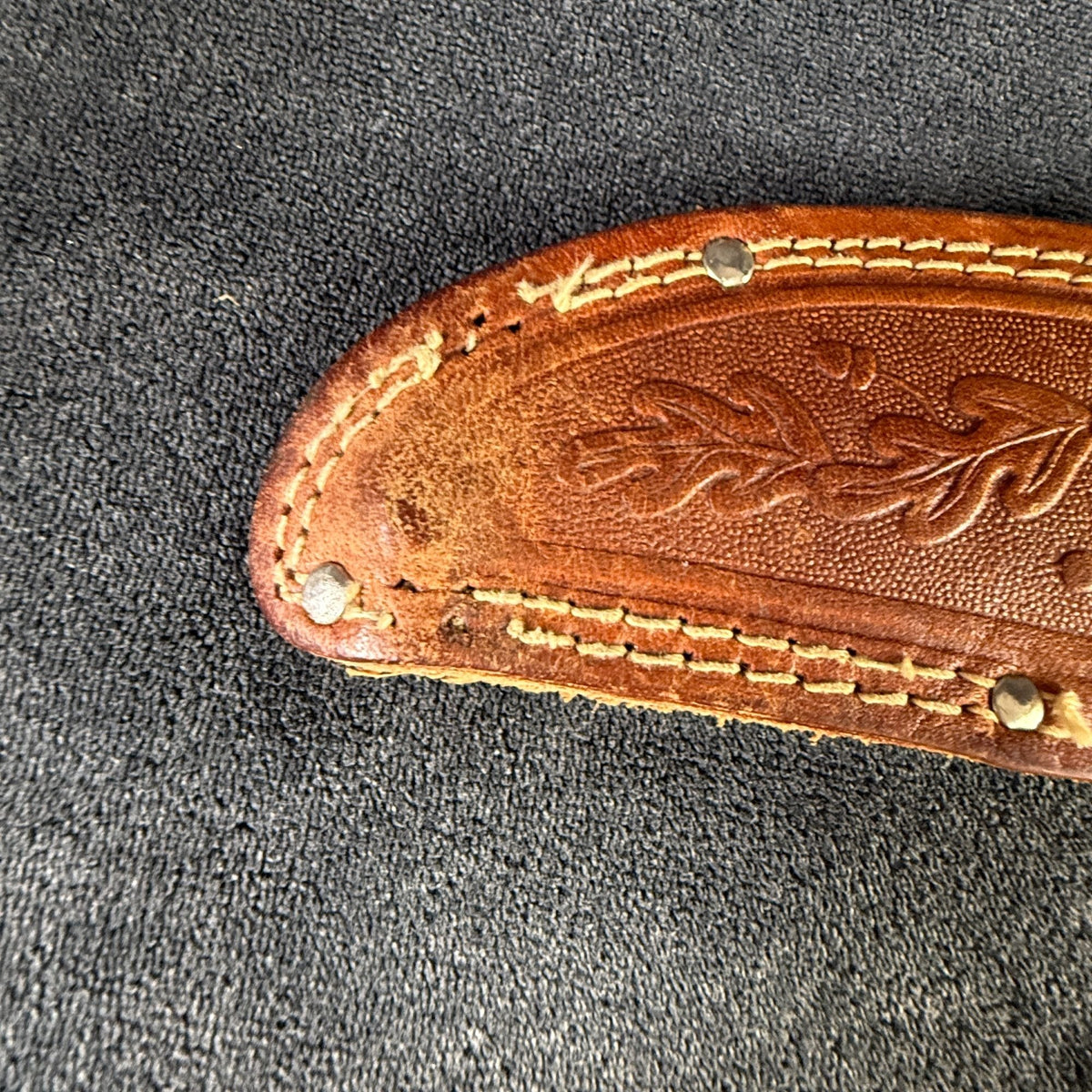 Vintage Western L36 Hunting Knife Boulder CO USA Fixed Blade w/ Sheath
