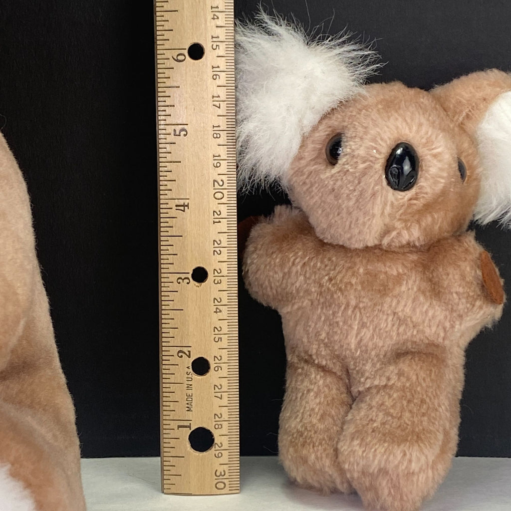 Vintage California Stuffed Toys Koala Bear Plush Holding Baby