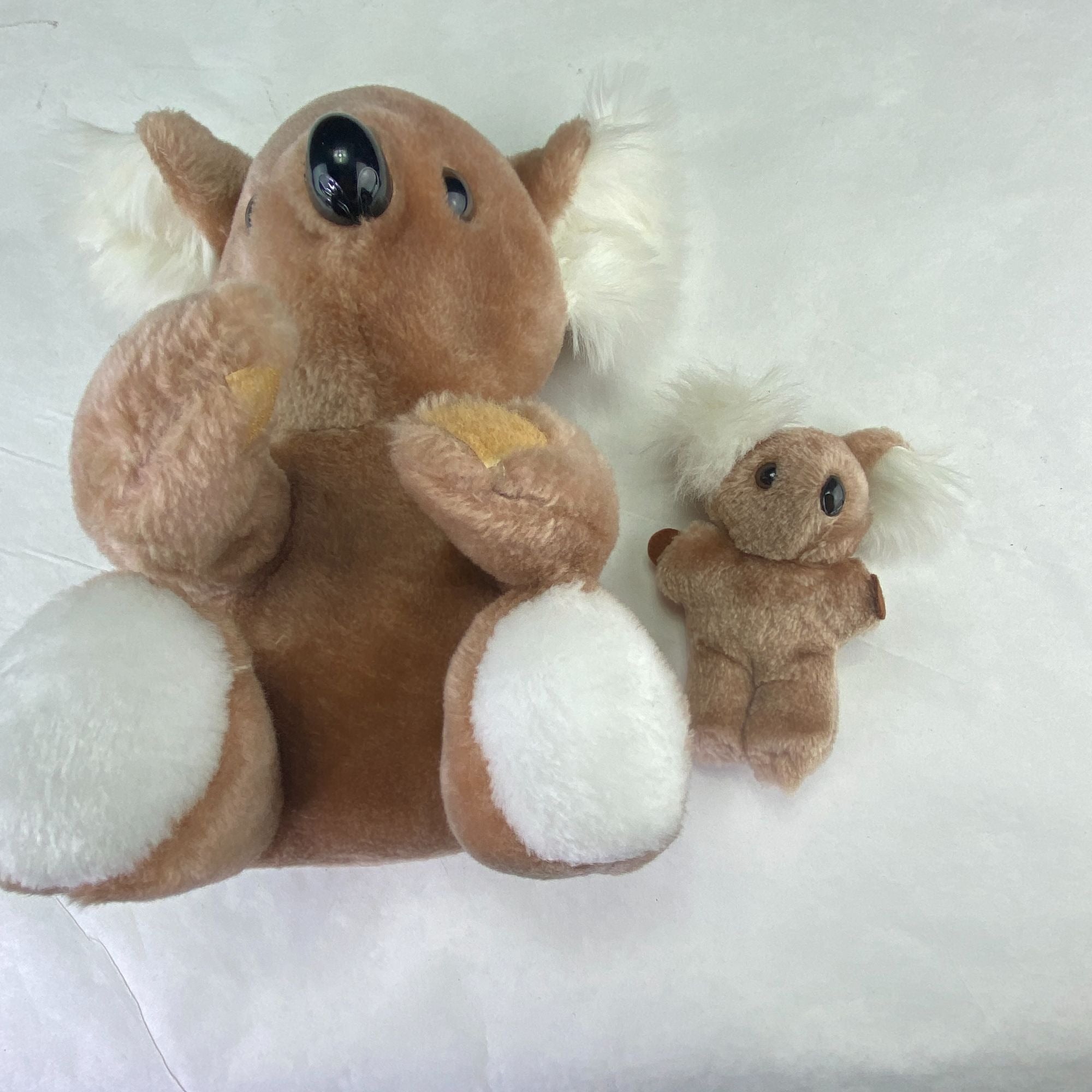 Vintage California Stuffed Toys Koala Bear Plush Holding Baby