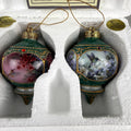 Vintage Lena Liu's Treasury Of Jeweled Hummingbirds Porcelain Ornament Set