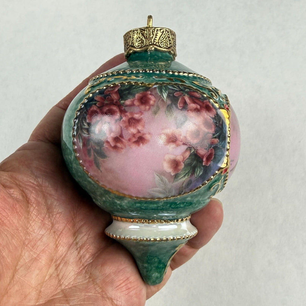 Vintage Lena Liu's Treasury Of Jeweled Hummingbirds Porcelain Ornament Set