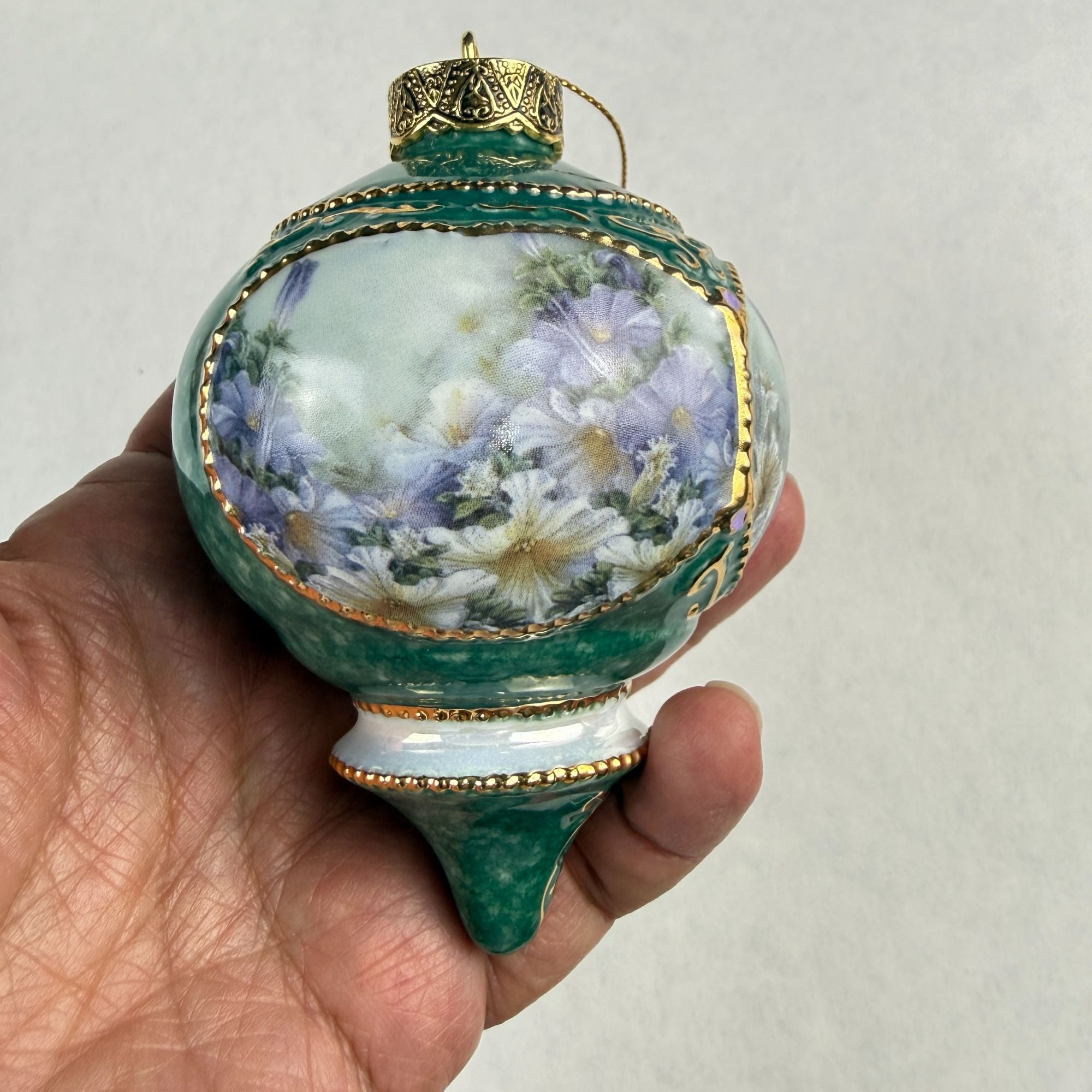 Vintage Lena Liu's Treasury Of Jeweled Hummingbirds Porcelain Ornament Set