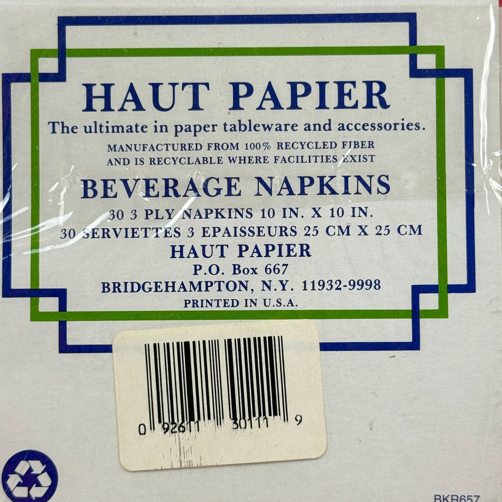 Vintage Haut Papier Napkins Practice Safe Sex Take A Book To Bed Tonight