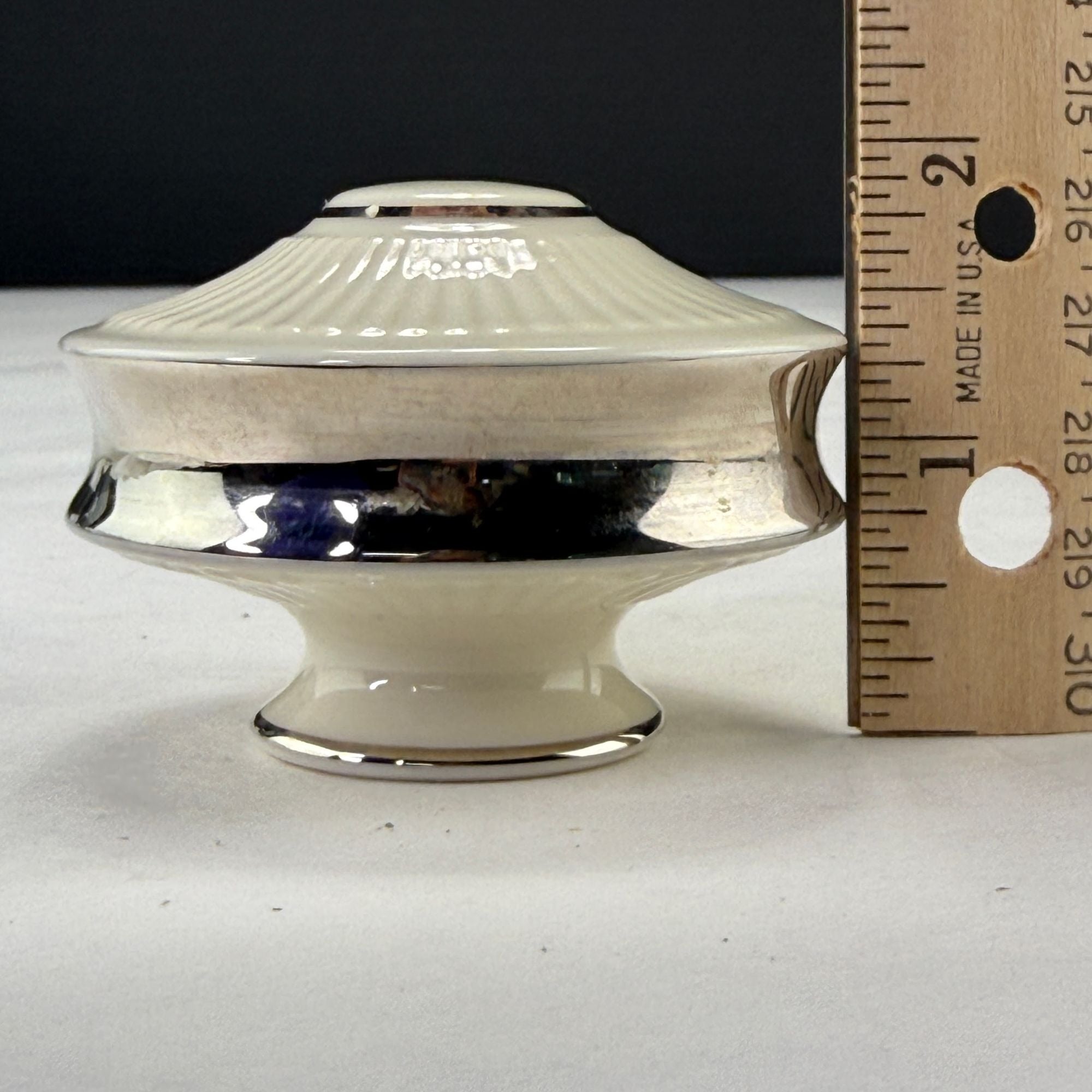 Vintage Lenox Celestial Platinum Salt and Pepper Shaker Set