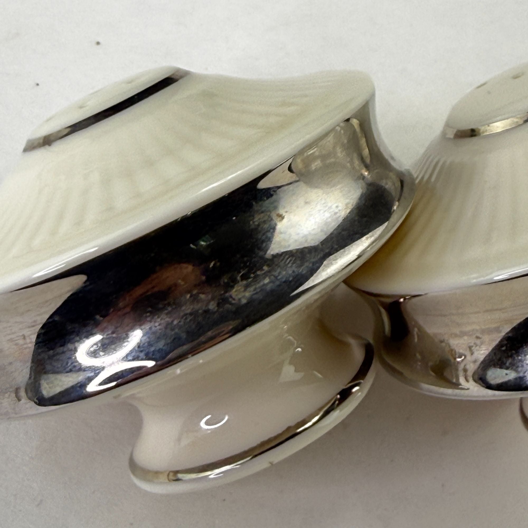 Vintage Lenox Celestial Platinum Salt and Pepper Shaker Set