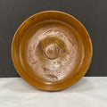 Vintage Turned Wood Art Bowl  10 inch