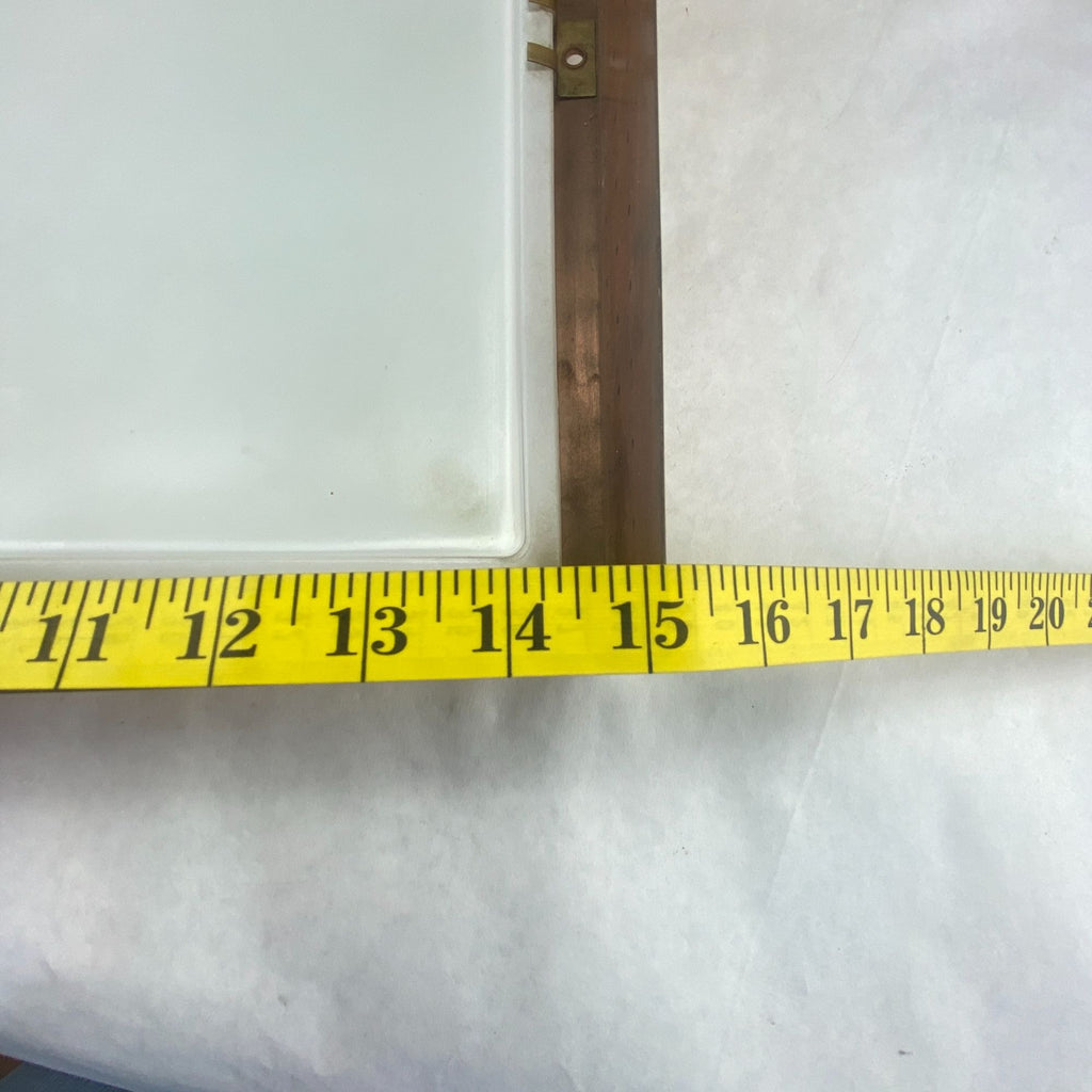 Vintage Mid Century MOE Pierced Copper Square Shade ONLY 2  Lot