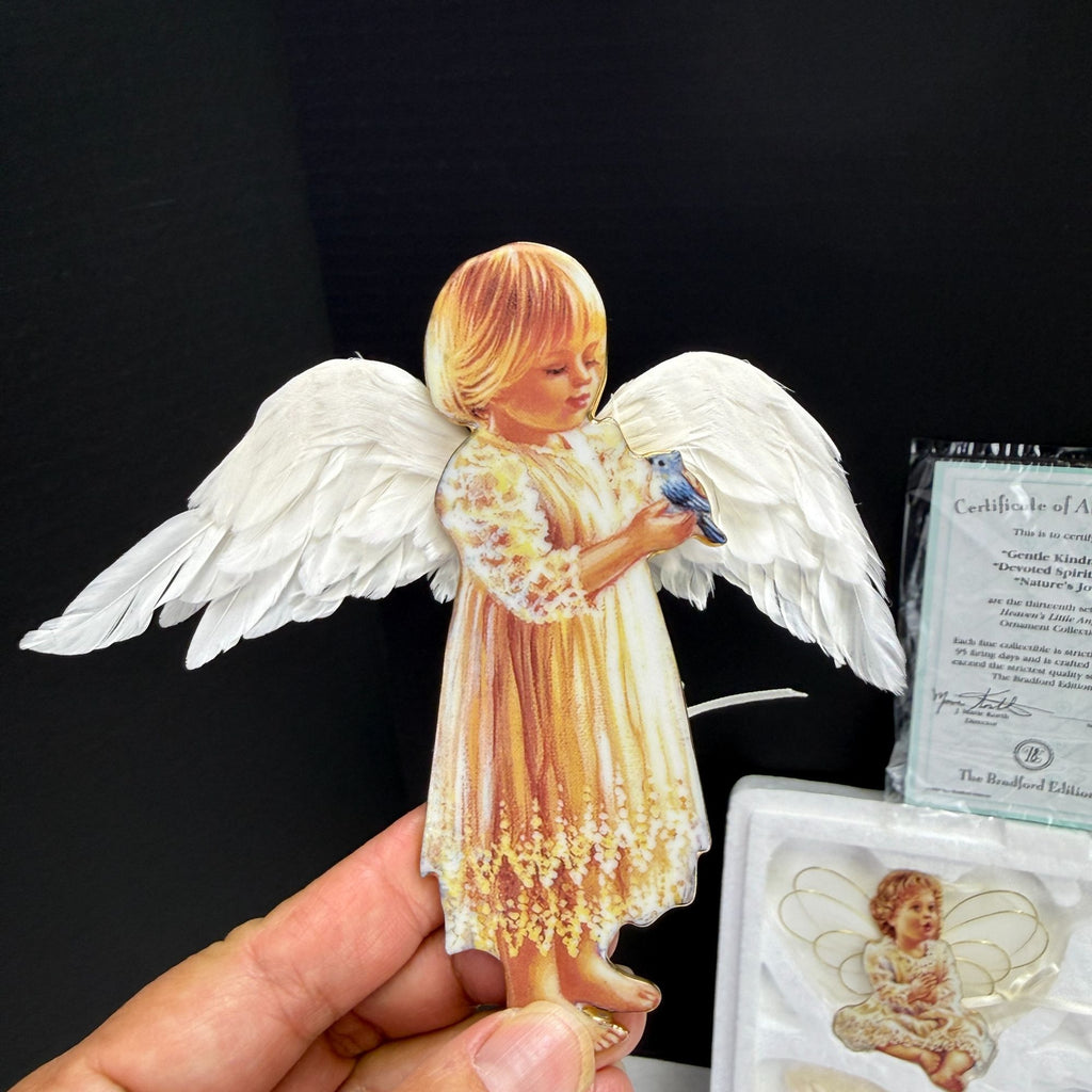 Bradford Dona Gelsinger Heaven's Little Angels Christmas Ornament Set 13th Issue