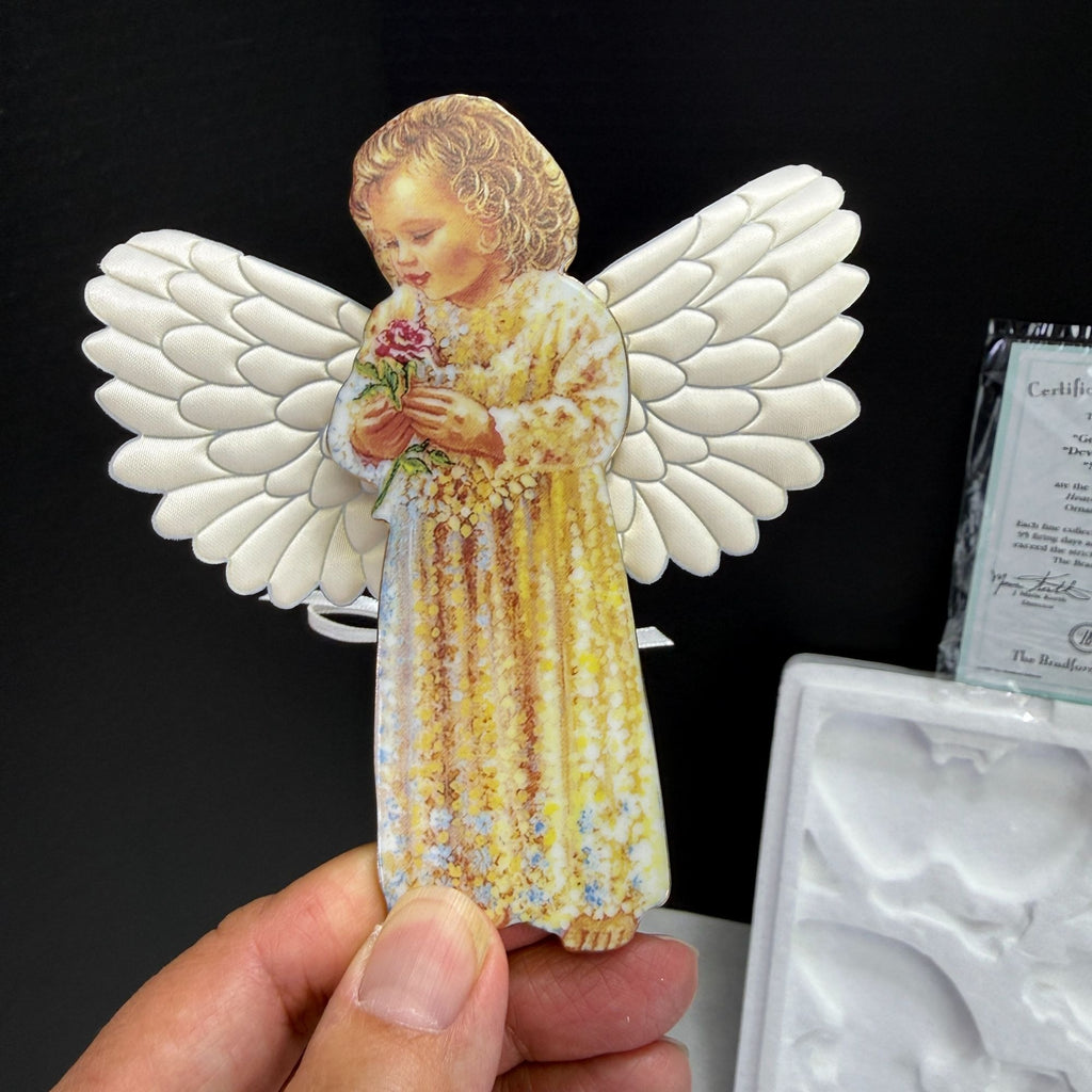 Bradford Dona Gelsinger Heaven's Little Angels Christmas Ornament Set 13th Issue