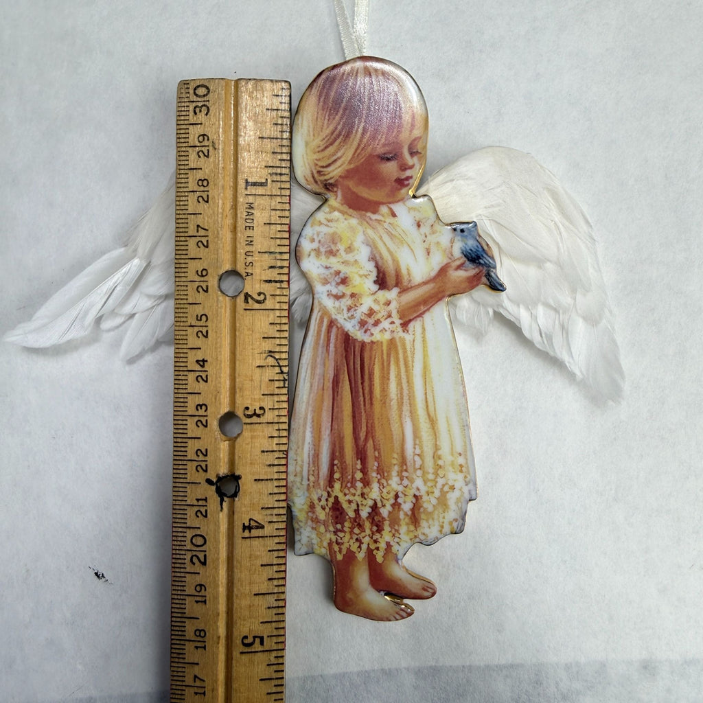 Bradford Dona Gelsinger Heaven's Little Angels Christmas Ornament Set 13th Issue