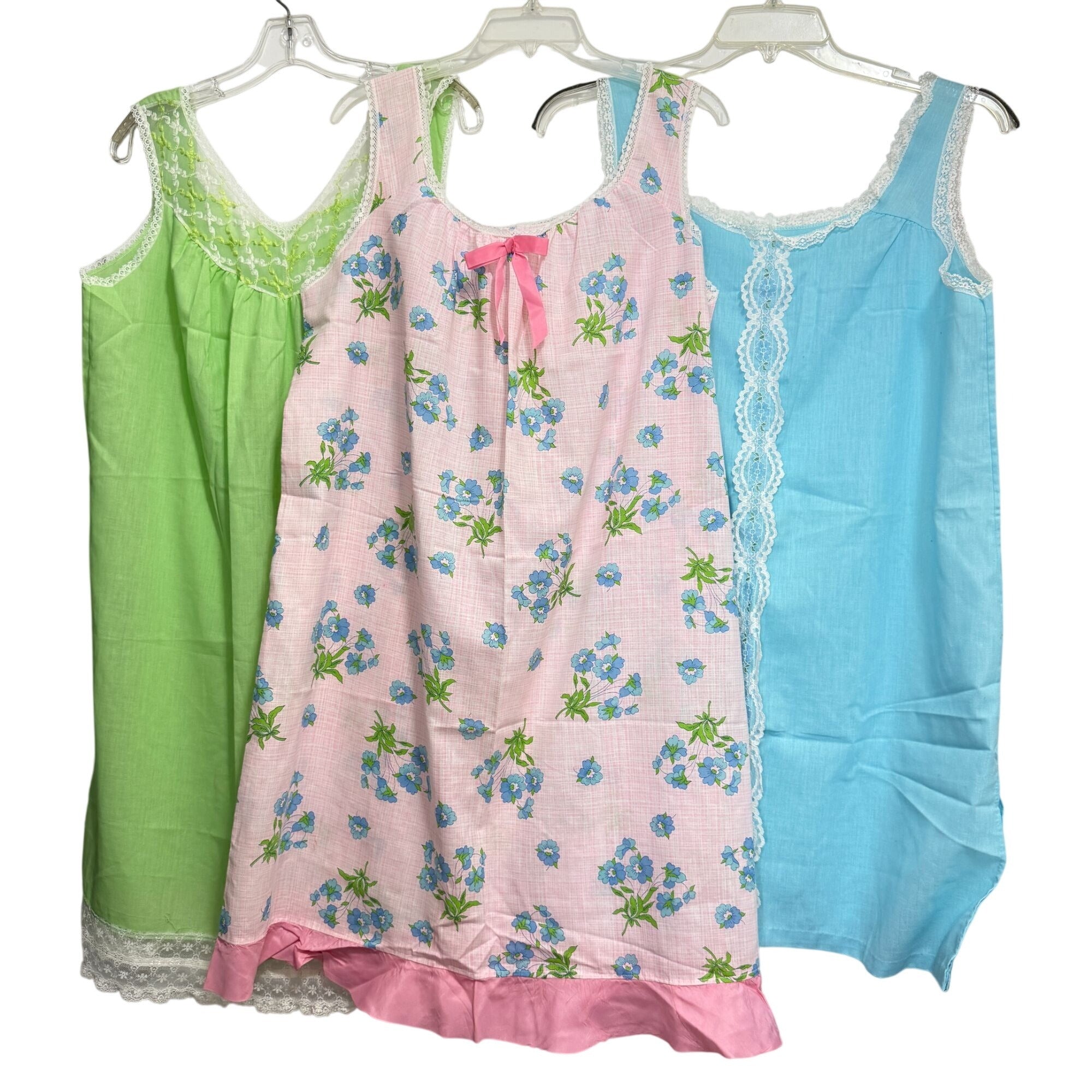 Vintage Night Gowns Lot of 3 Sears and Other Size 38-40
