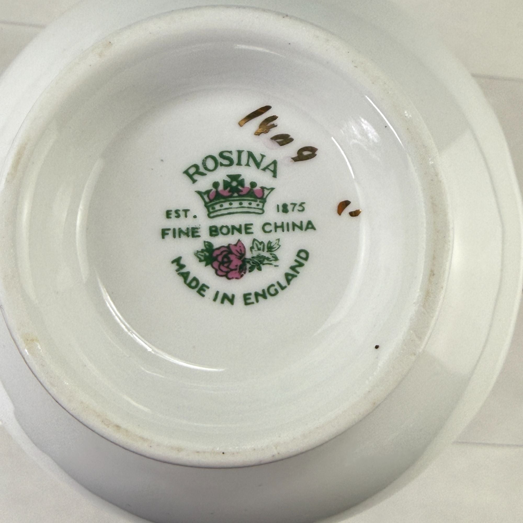 Vintage Rosina Queens England Fine Bone China Coffee Tea Cup
